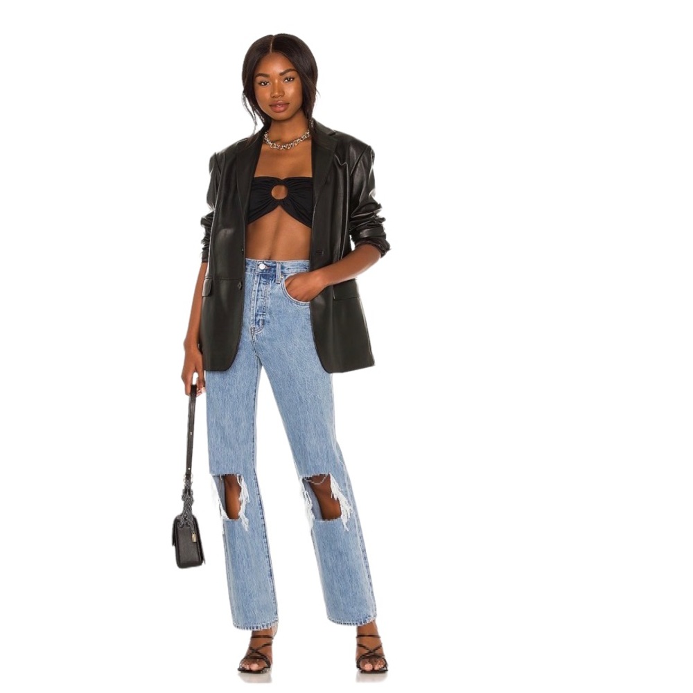 PISTOLA Cassie Super High Rise Straight Jeans